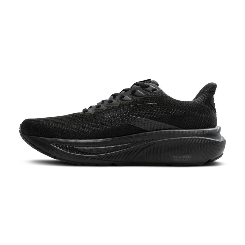 Brooks Women’s Ghost 17 Neutral Running Shoe - Black/Black/Ebony - 11.5 Wide