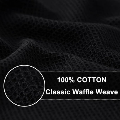 Homaxy 100% Cotton Waffle Weave Kitchen Towels