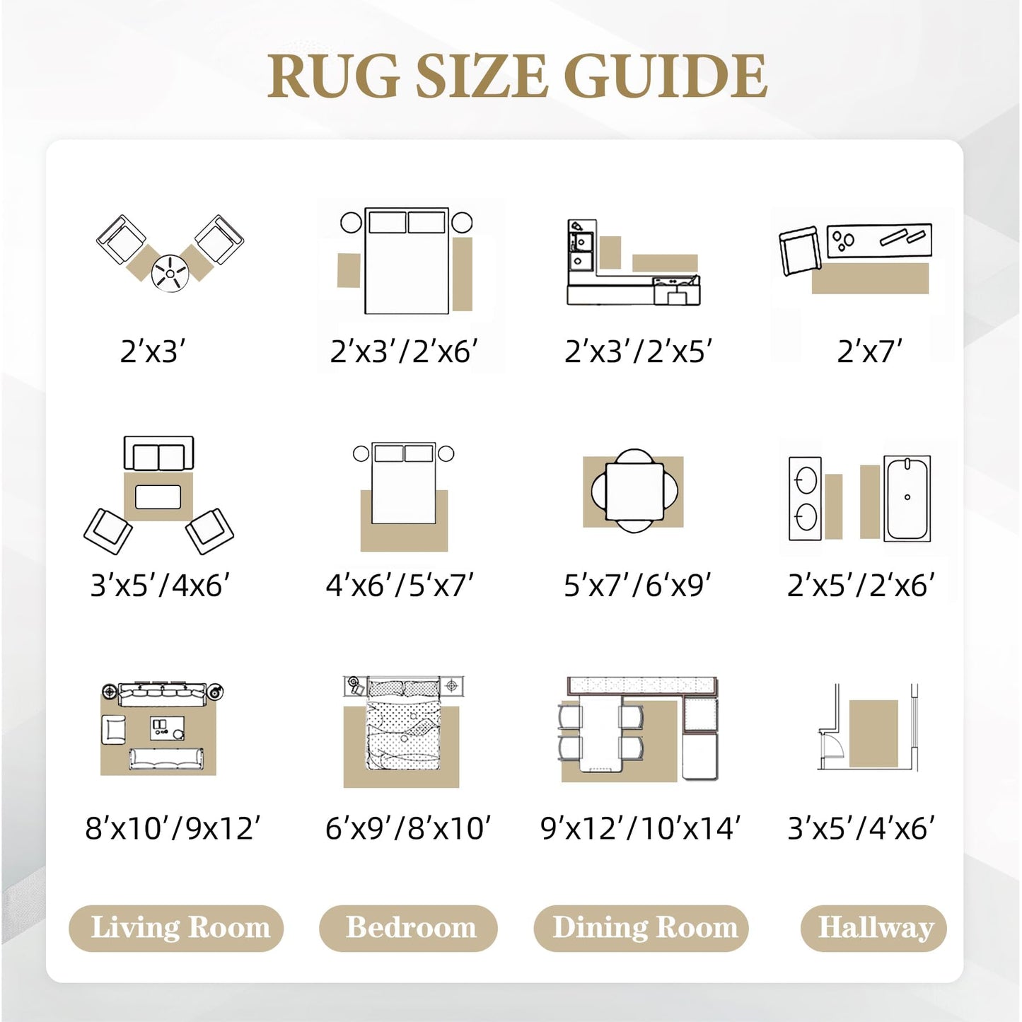 Area Rug Living Room Rugs 8x10 - Large Soft Boho Geometric Rug, Non-Slip Foldable Washable Rugs Non Shedding Morden Indoor Floor Carpet for Living Bedroom Office Dining Room (Beige,8' x 10')