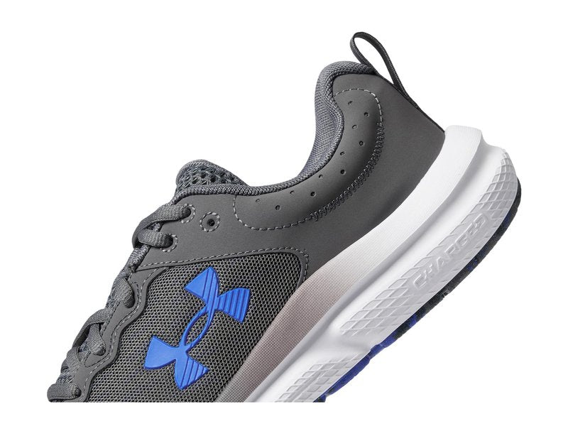 Under Armour Men's Charged Assert 10 Shoes, (106) Castlerock/Castlerock/Team Royal, 9.5 X-Wide