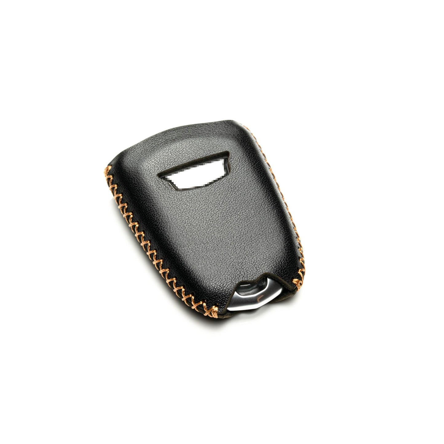 Vitodeco Genuine Leather Smart Key Fob Case - Compatible with Cadillac XT4, XT5, XT6 (2019-2025) - 6-Button, Black