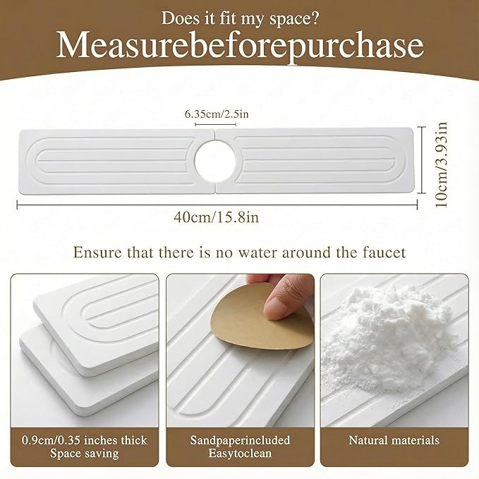 Premium Diatomite Stone Drying Mat