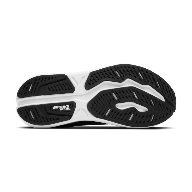 Brooks Women’s Revel Max Neutral Running & Walking Shoe - Black/Grey/White - 10 Medium