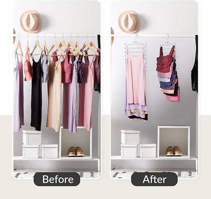 ZEDODIER 3 Pack Tank Top Hanger Space Saving, Bra Hangers
