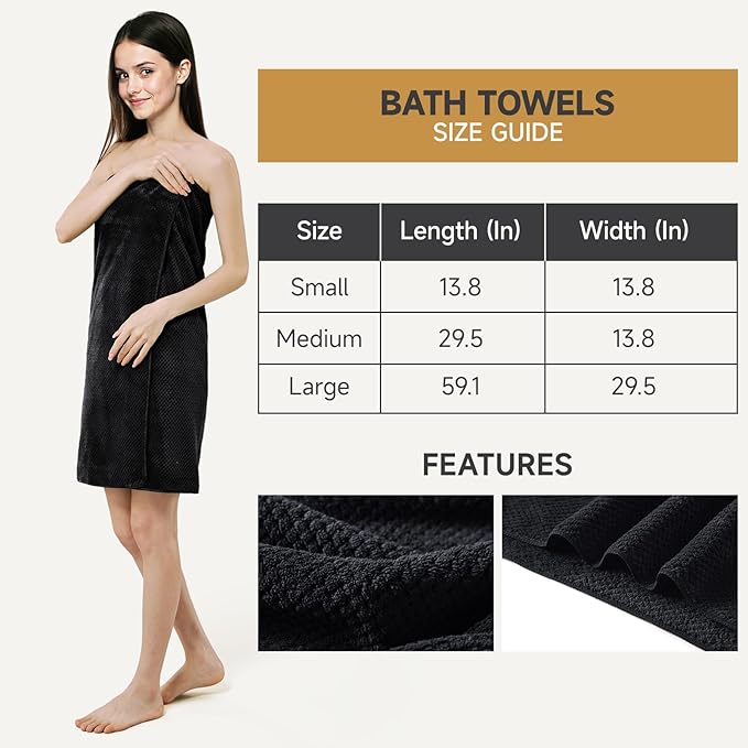REDKISS 6-Piece Bath Towel Set