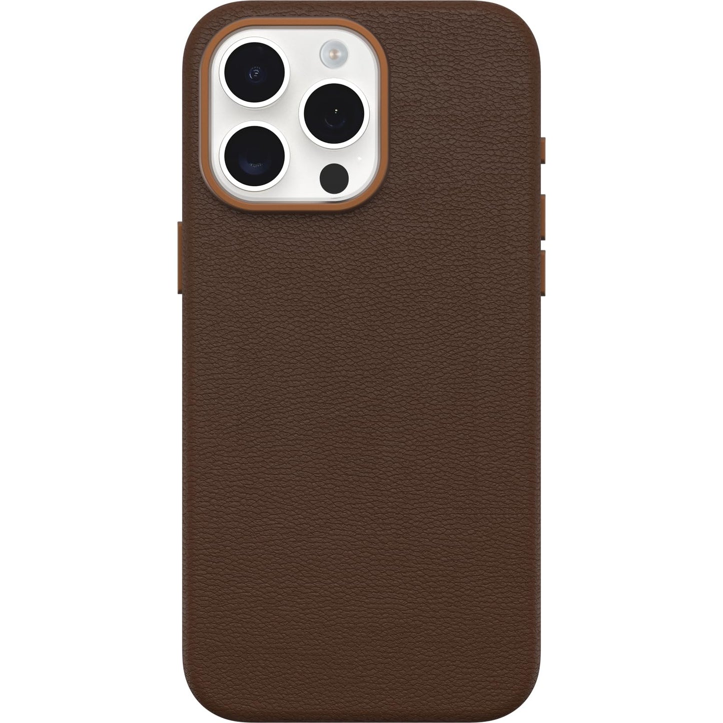 OtterBox iPhone 15 Pro Max Symmetry Series Cactus Leather for MagSafe - Rich Adobe (Brown), Snaps to MagSafe, Ultra-Sleek, Raised Edges Protect Camera & Screen, Slim, Premium, Protective iPhone Case