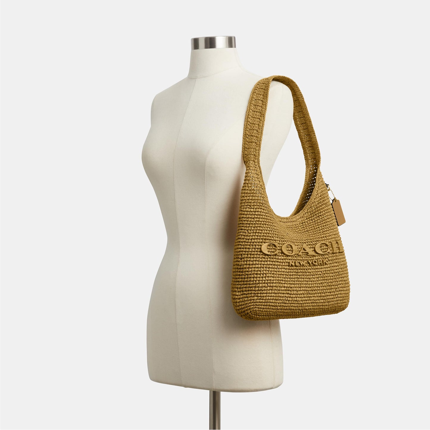 COACH Brooklyn Shoulder Bag 28 in Straw
