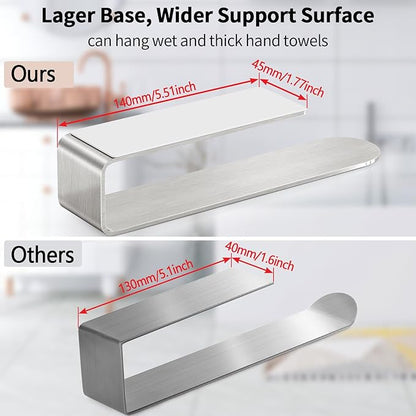 Adhesive Hand Towel Holder, 8 Inch Towel Holder