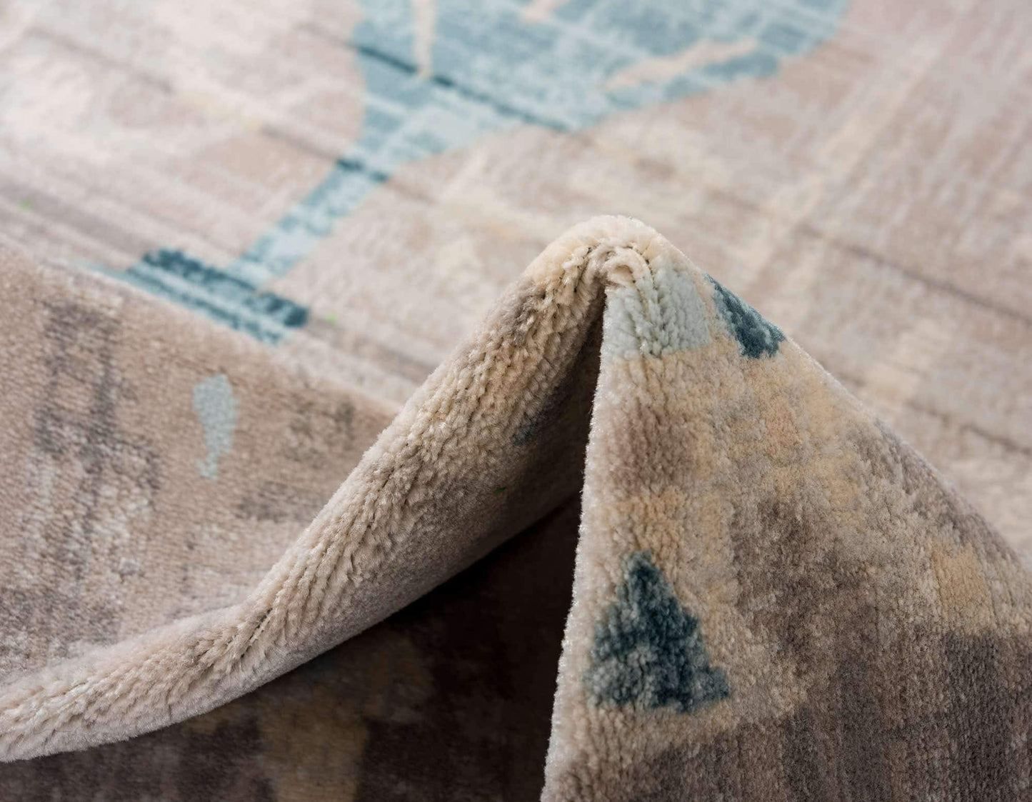 Unique Loom Paris Collection Pastel Tones Traditional Distressed Dark Gray Area Rug (4' 0 x 6' 0)