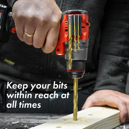 Simon Tools Magnetic Bit Holder for Impact Drivers and Drills - Super Strong Adhesive - Drill Accessory Compatible With Most Drills Brands like Dewalt, Makita, Klein, Bosch and Milwaukee Bit Holder
