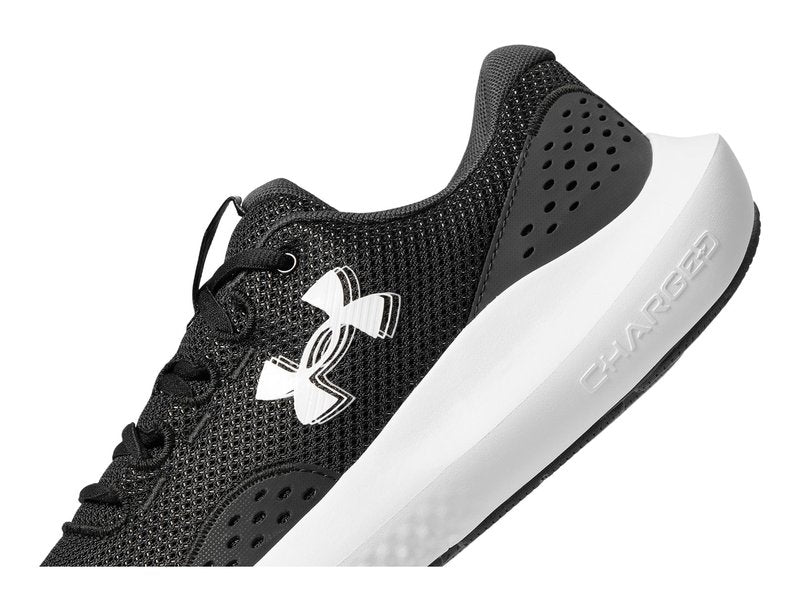 Under Armour Men's Surge 4, (002) Black/Anthracite/White, 15, US