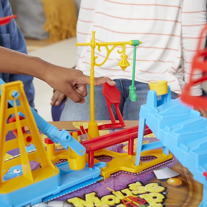 Hasbro Gaming Mouse Trap Board Game for Kids Ages 6 and Up Classic Game for 2-4 Players with Easier Set-Up Than Previous Versions