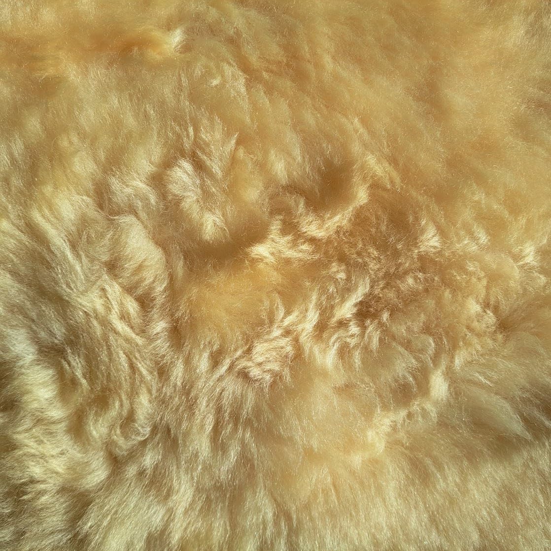 Medical Sheepskin Pad for Sensitive Skin and Bed Sores | Lambskin Rug | Natural Wool | Real Fur Pelt | Warm and Super Soft | Stress and Pain Relief | Washable | Size - Large