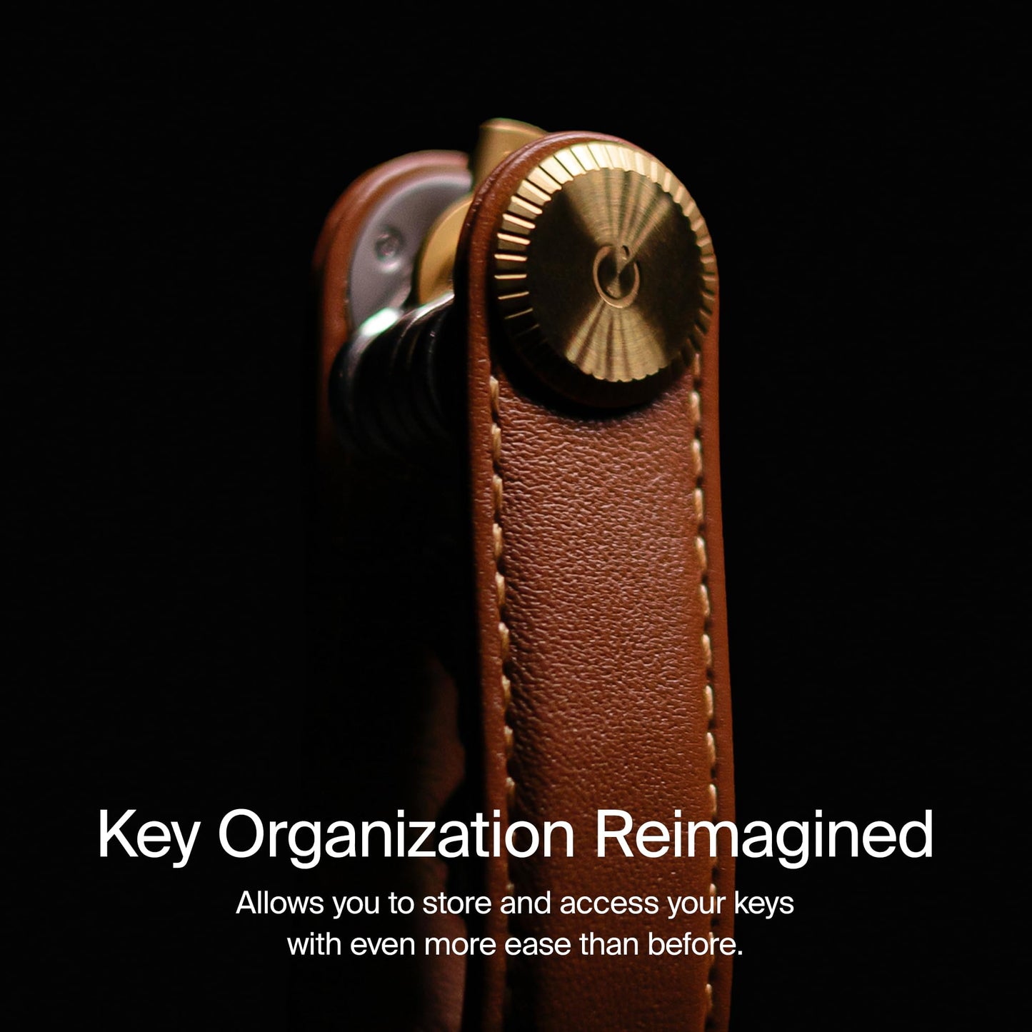 Orbitkey Key Organizer Pro - Leather (Cedar)