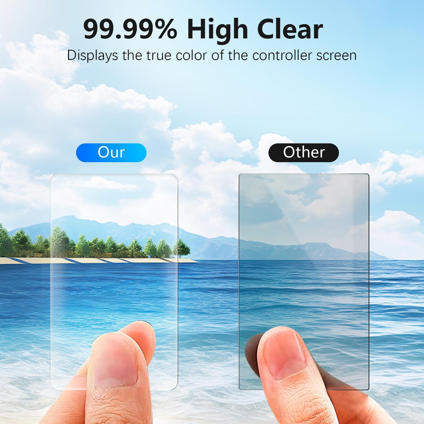 AMAZEAR Lens Screen Protector for DJI Osmo Action 5 Pro (2 Sets), Action5 Pro Accessories Tempered Glass Protector OLED Display, Ultra HD, 9H, Scratch Resistant, Bubble-Free(TGP)