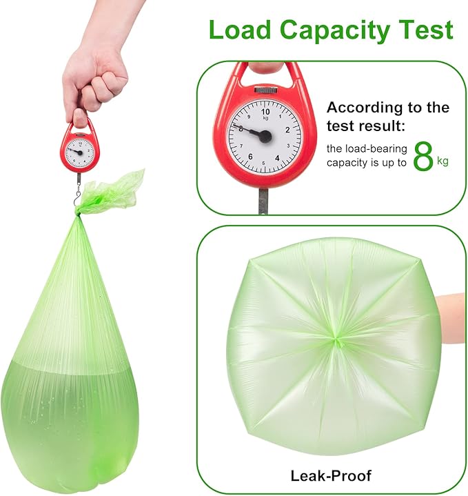 Small Trash Bags 4-6 Gallon, Inwaysin 200 Count Biodegradable Trash Bags 4