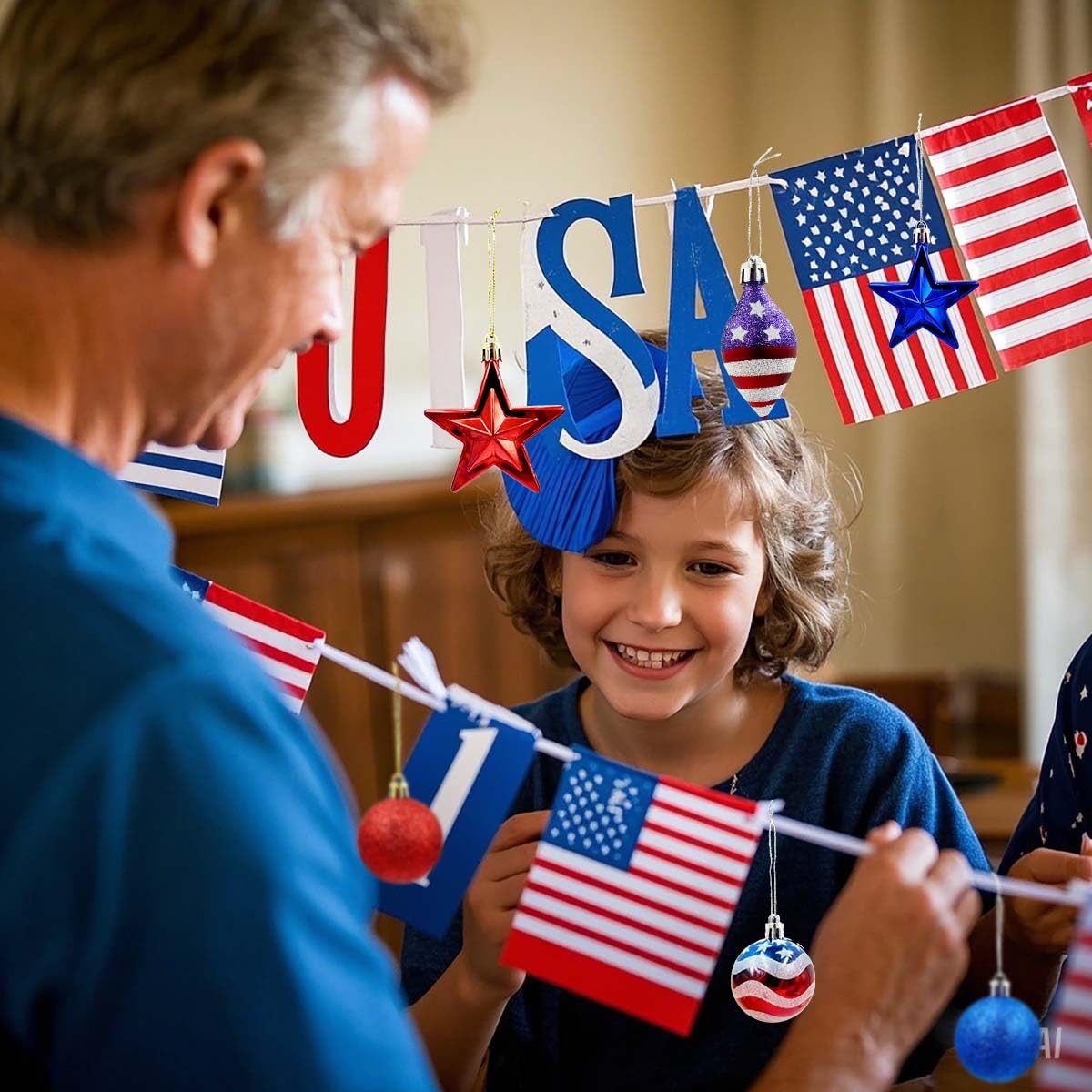 Patriotic Ornaments Hanging Balls - 28 Pcs 4th of July Independence Day Tree Ornaments Memorial Day Red White Blue Stars Balls for Veterans Day Holiday Party Home Christmas Tree Decor (red blue white)