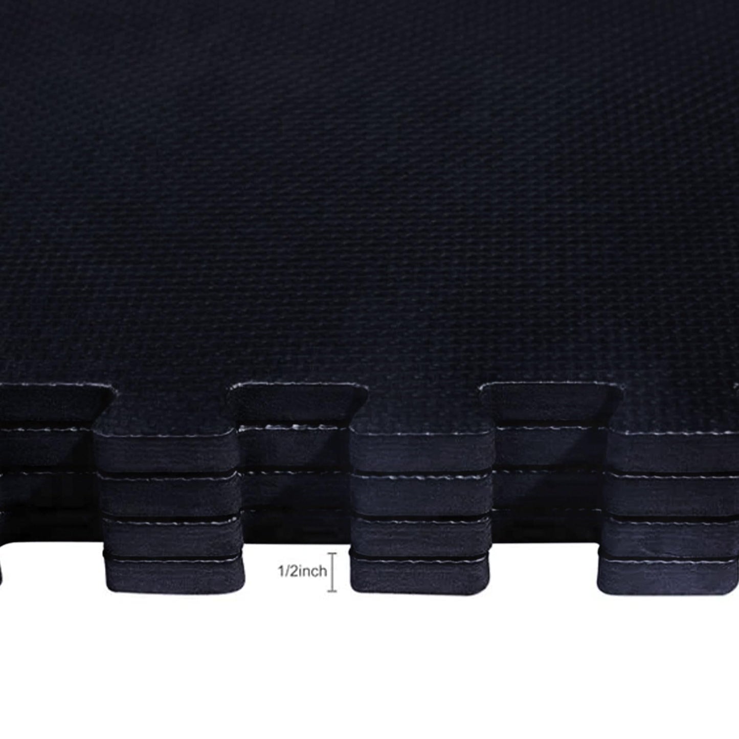 BalanceFrom Puzzle Exercise Mat 1/2" Thick, EVA Interlocking Foam Floor