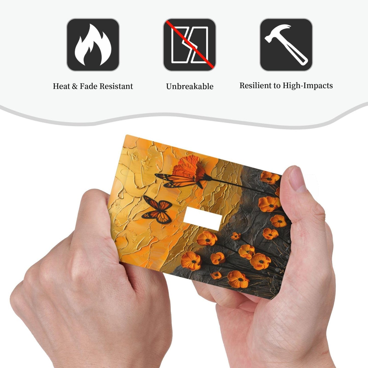 Xuejiaku Decorative Light Switch Cover Oil Painting Abstract Orange Butterfly Flower 1 Gang Wall Plates Single Toggle Outlet Covers Decora Switch Plate Electrical Faceplate for Bedroom Home Decor