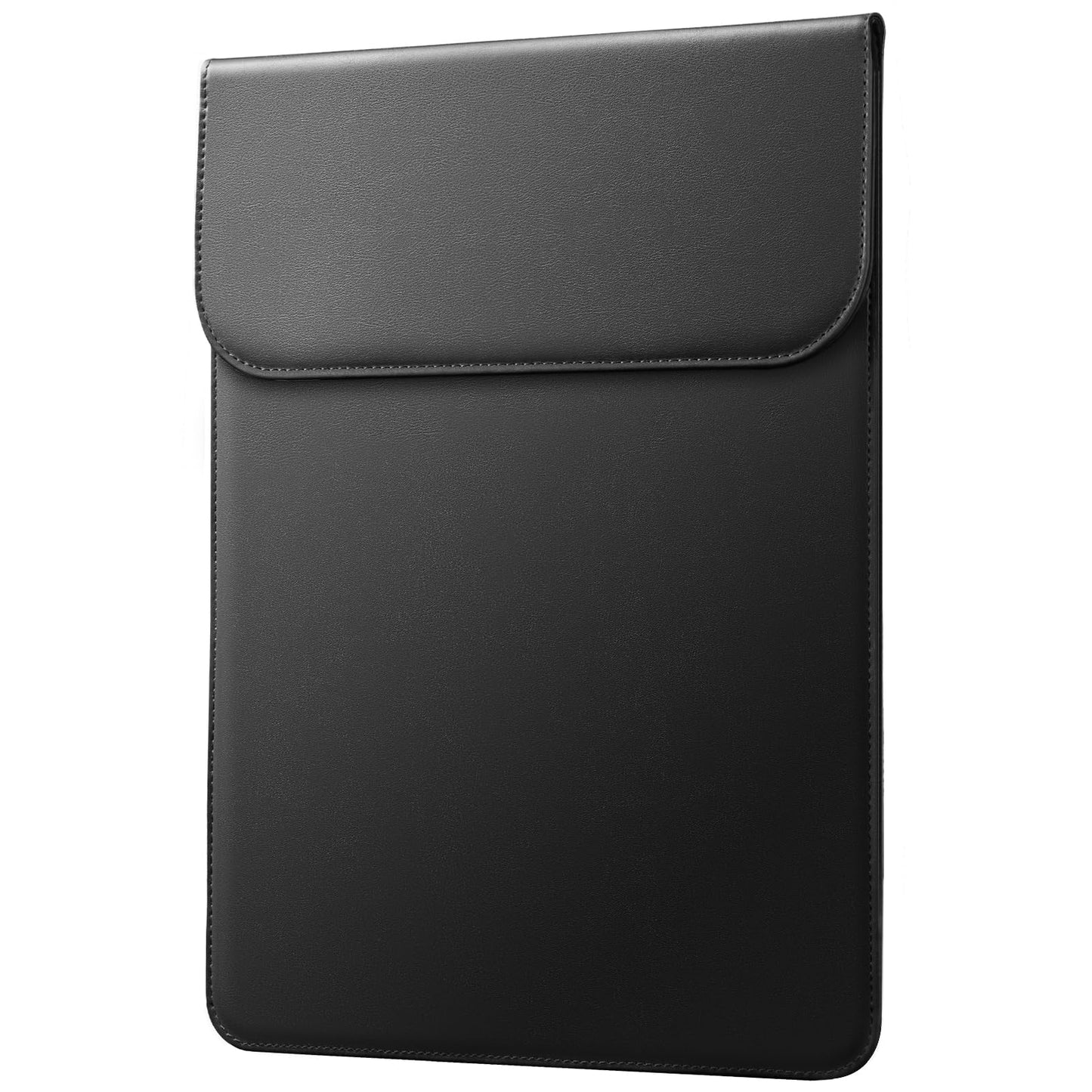 JETech Slim Laptop Sleeve for MacBook Neo (A18 Pro), MacBook Pro 14-Inch(M1-M5, 2020-2026), PU Leather Case with Magnetic Closure (Black