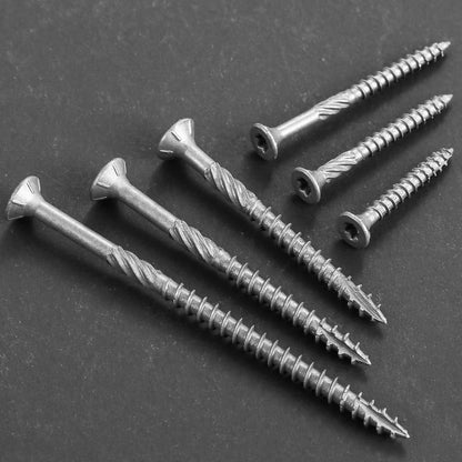 Wensilon #10 * 3-1/2" 304 Stainless Steel Deck Screws, (130pcs) 2 lbs.Exterior Wood Screws, Rust Resistant epoxy Coated, Bronze, T25 Star Bit