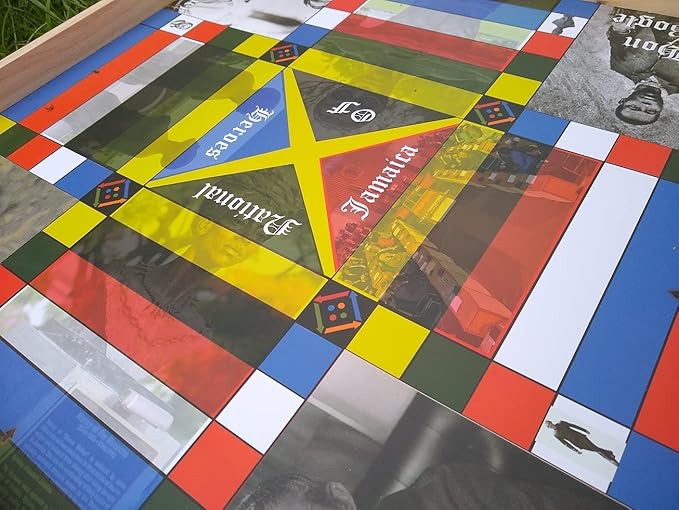 Jamaican Ludo Heroes Edition v2.0 (Ludi/Ludy/Loodi) | 24in x 24in Board Game | Family Game Night Activity | Fun Easy Multi-Player Entertainment