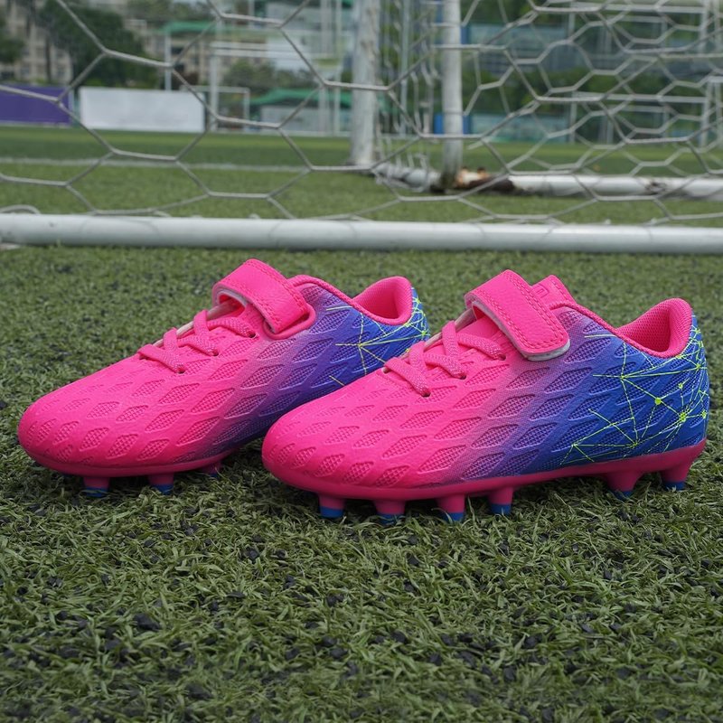 Kids Firm Ground Soccer Cleats - Boys & Girls Athletic Football Shoes | Durable & Comfortable Design