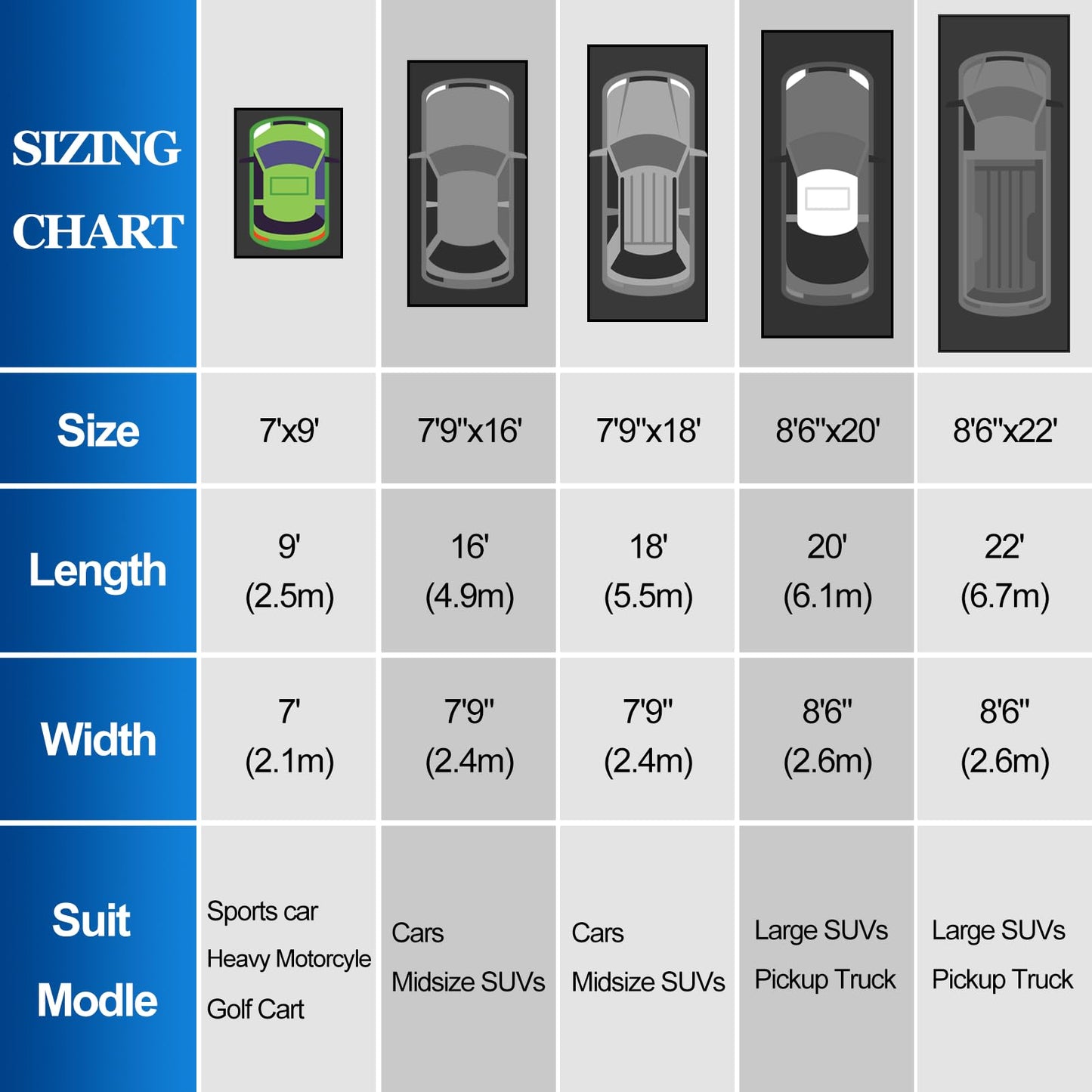 HolaDream Non-Slip Garage Floor Mat(7'X9'), Upgraded PVC Containment Mat with a Rubber Wiper and Stay Put Corners - Heavy Duty Waterproof Protection from Snow, Rain and Mud for Cars, SUV, Trucks
