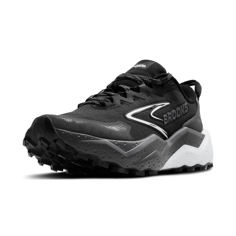 Brooks Women’s Caldera 8 Ultra Trail Running Shoe - Black/Blackened Pearl/White - 10 Medium