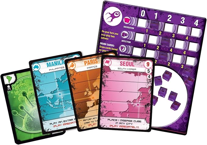 Pandemic Contagion Board Game - Become the Disease in This Standalone Strategy Game! Cooperative Game for Kids &amp Adults Ages 13+ 2-5 Players 30 Minute Playtime Made by Z-Man Games