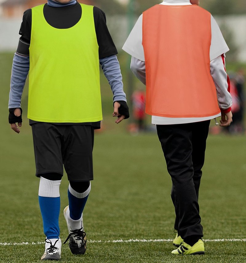 Youth Soccer Pennies - Team Practice Vests for Football | Set of 12 in Various Sizes