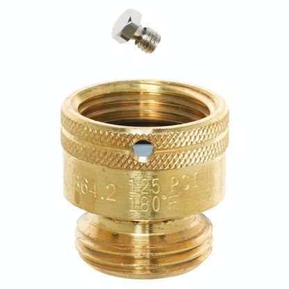 Homewerks VACBFPZ4B 0.75 in. Brass Male Hose Thread Vacuum Breaker