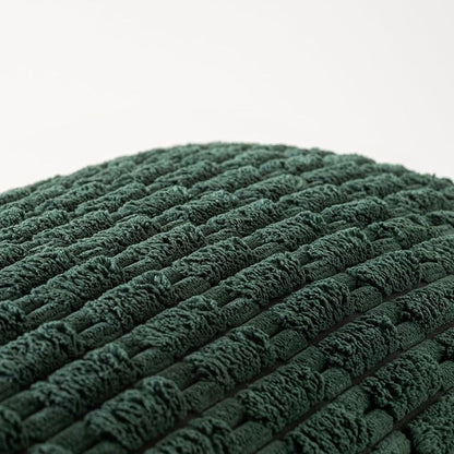 Fancy Homi Dark Green Long Body Lumbar Decorative Throw Pillow Covers 14x36 Inch for Bed Couch Bedroom Bench, Soft Corduroy Rectangle Solid Pillow Case 35x91 cm, Rustic Farmhouse Boho Room Decor