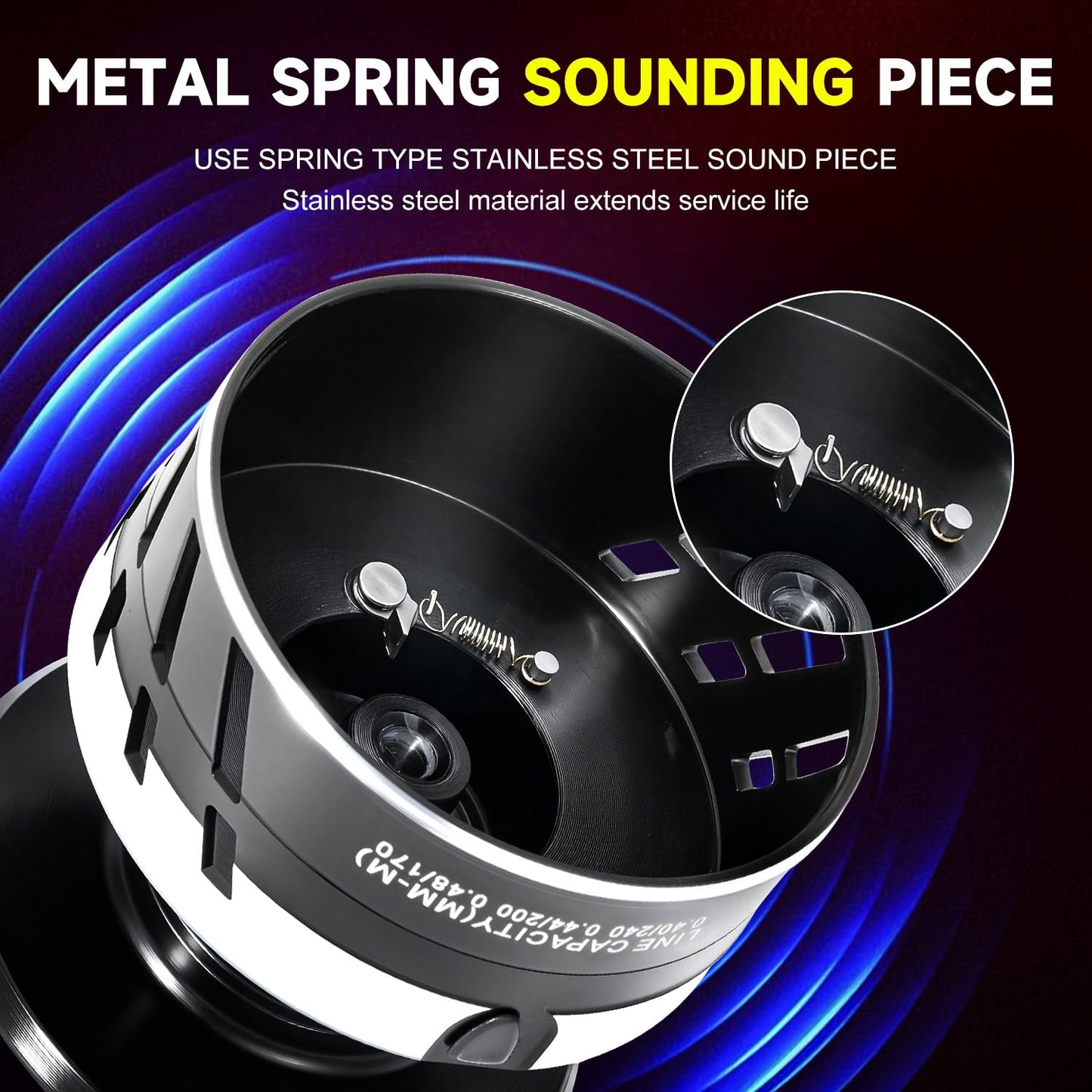 Sougayilang Freshwater Spinning Fishing Reel - 5.0:1/4.7:1 Gear Ratio, 22LBs Max Drag, Carbon Fiber & CNC Aluminum Spool,7000Series