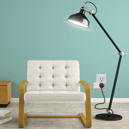 Feit Electric WiFi Work with Alexa and Google Home, Feit App, No hub required, Remote Control From Anywhere 15 Amp Smart Outlet Plug, Indoor, 120 volts, Plastic, White