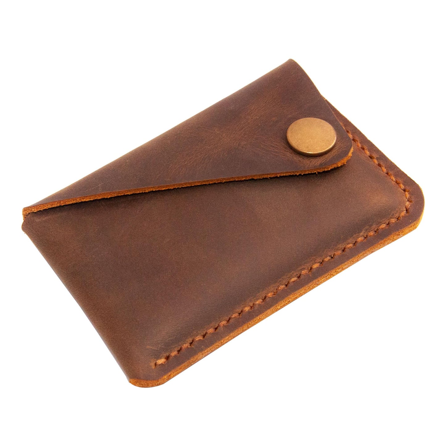 Turbosnail Leather Card Holder, Credit Card Wallet, Front Pocket Wallet, Slim Wallet, Cardholder Wallet, Credit Card Holder, Minimalist Wallet, Fathers Day Gift (Brown)