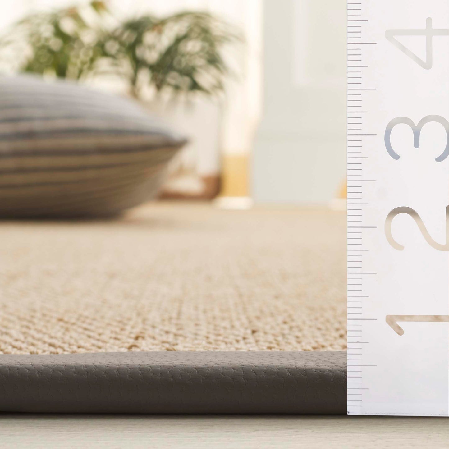 SAFAVIEH Area Rug 4x6 - Natural Fiber Collection - Marble & Beige, Sisal, Ideal for Living Room, Bedroom, Dining Space (NF140B)