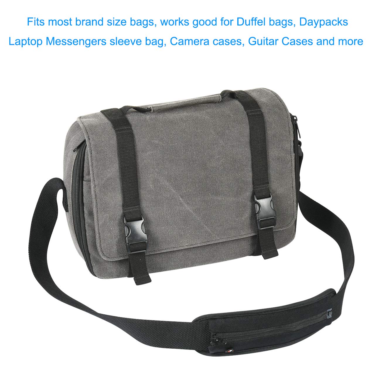 TXEsign Replacement Shoulder Pad for Bags, Laptop Case with Zipper Closure Laptop Shoulder Bag Strap Pad -Large