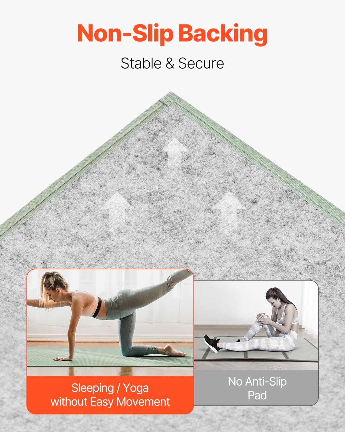 VEVOR Japanese Tatami Mat, Full XL - 55'' x 80'' Foldable Tatami Mattress 100% Natural Rush Grass, Japanese Floor Mat with Non-Slip Backing & Fresh Scent, Tatami Rug for Sleeping, Meditation, Yoga