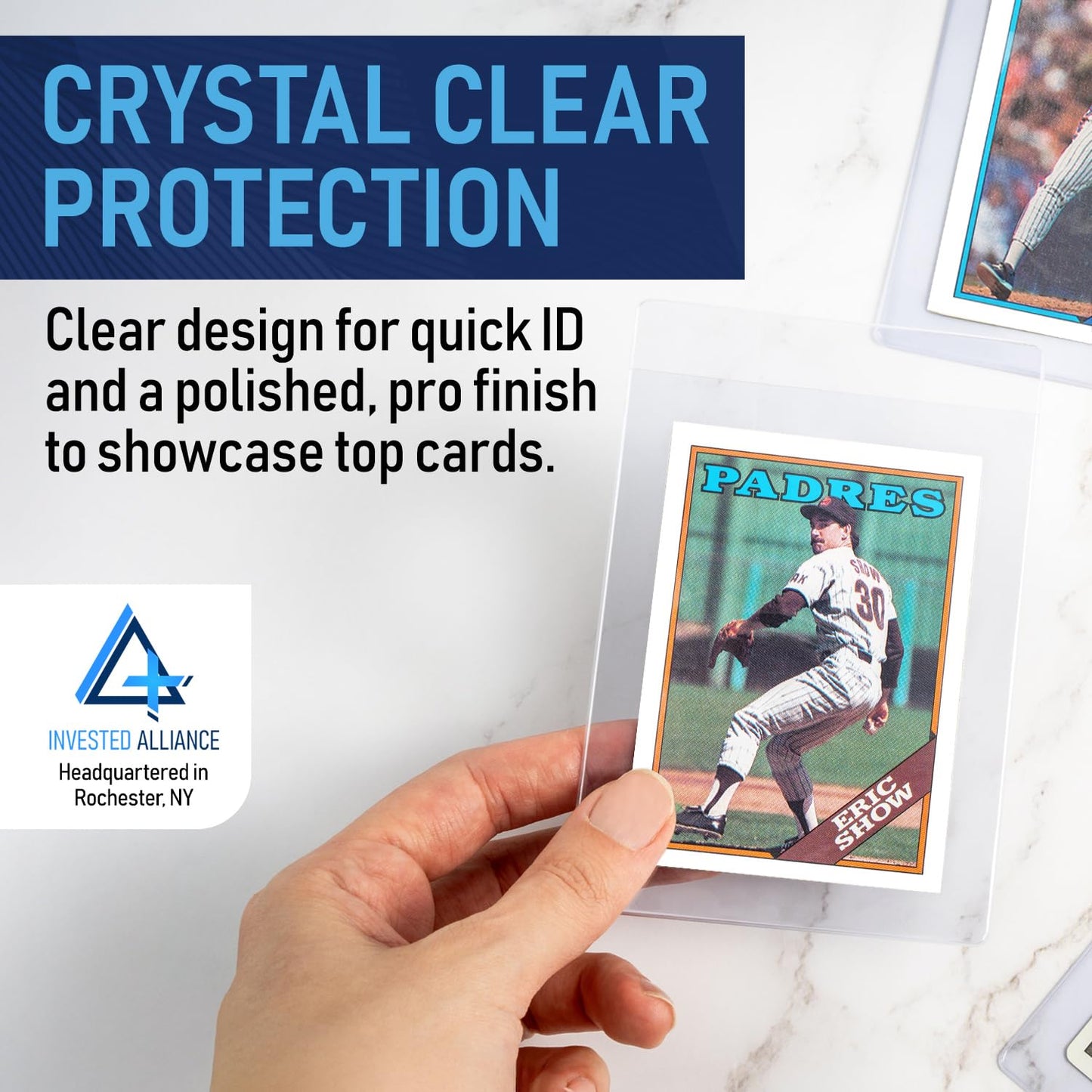 Semi Rigid Card Holder | PSA Graded Card Sleeves & Holder, PSA Cards Sleeves, Sports Saver SGC Slab Sleeve, #1 Hard Sleeve for Cards Grading Submission Approved for BGS, CSG, Clear TCG Protector.