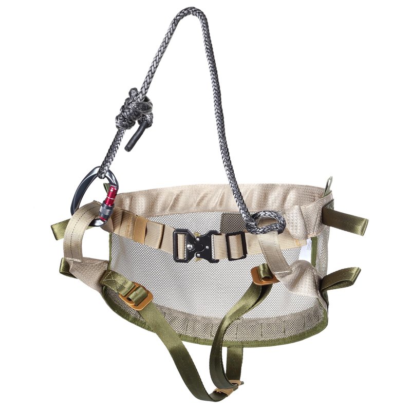 QOGIR Hunting Saddle, The Original Tree Saddle, Lightweight Hunting Tree Saddle, Includes Adjustable Bridge, Tree Saddle Hunting System Kit, Tree Stand Accessories, Saddle Hunting Accessories