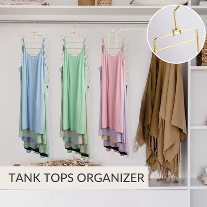 ZEDODIER Tank Top Hanger Space Saving, Bra Hangers