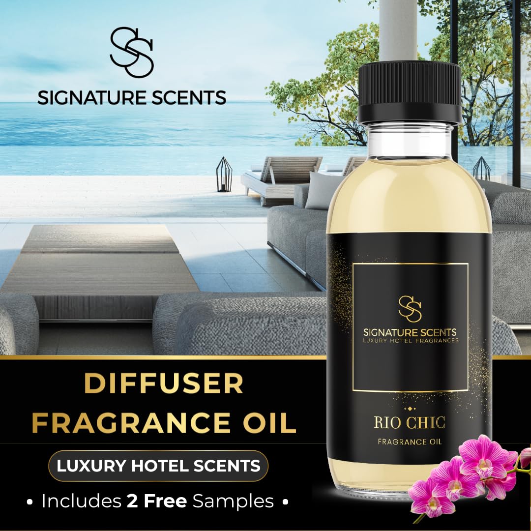 Luxury Hotel Diffuser Oil for Hotels and Homes - Aromatherapy Oils for use with an Essential Oil Diffuser at Home - Fragrance-Scent Diffuser Oil Blend (Winter Spruce) 4.05fl oz (120ml)