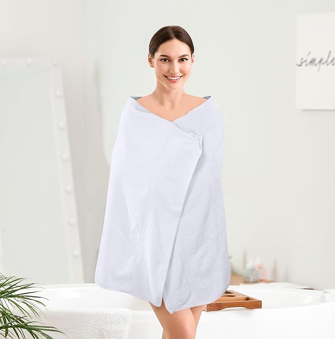 Utopia Towels 4 Pack Premium Bath Towels Set, 27 by 54 Inches, 100% Ring Spun