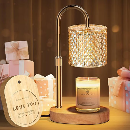 Engpure Candle Warmer Lamp with Timer & Dimmable – Elegant Wax Melter for Jar Candles, Auto-Off 2H/4H/8H Housewarming & Birthday Gift for Women/Mom, Home Decor Essentials