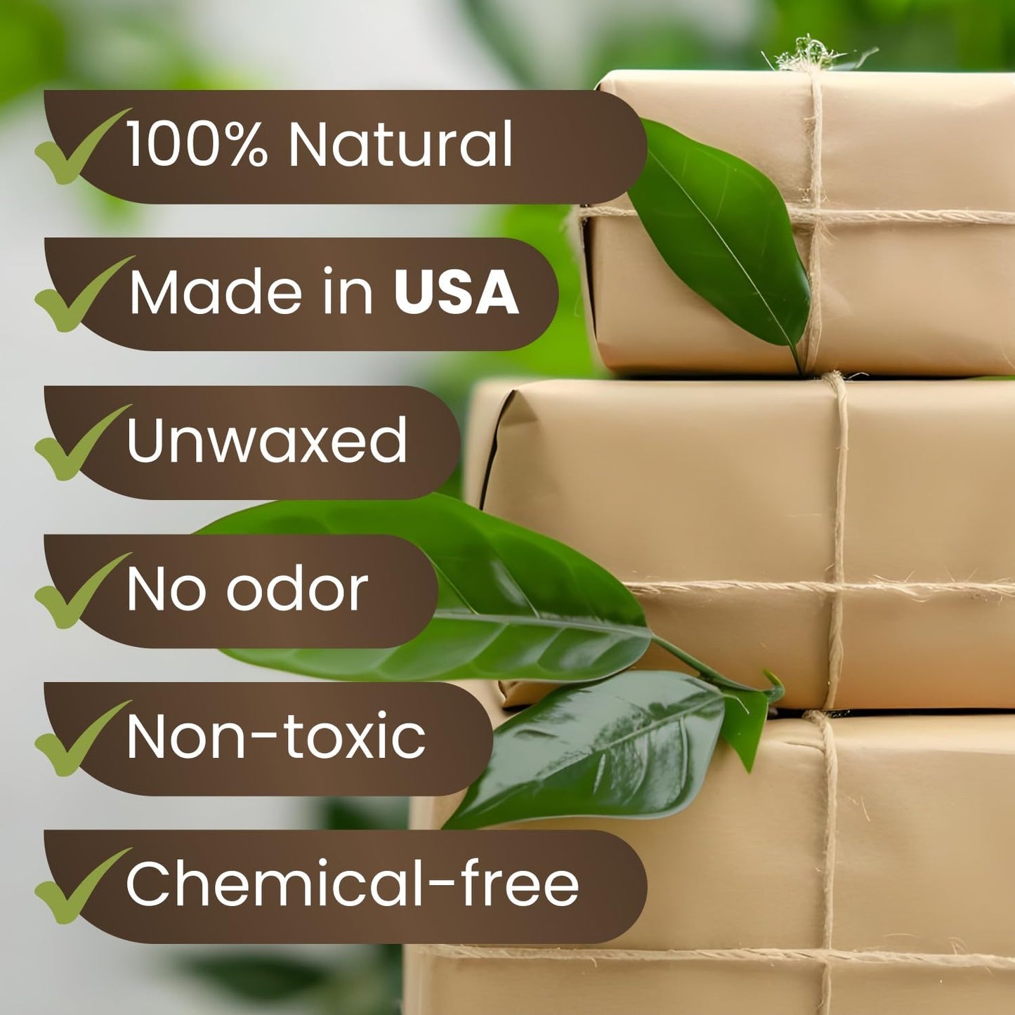 Paclord 12" x 1200" (100 ft) Natural Kraft Paper Roll – USA Made Non-Toxic, Odorless, 100% Recyclable Brown Wrapping Paper for Shipping, Packaging, Crafting & Gift Wrapping