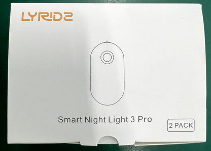 Lyridz Dimmable Night Light with Motion Sensor, Warm White LED Night Light, Battery, Rechargeable, USB-C, Self-Adhesive Cabinet Lighting, Orientation Light for Children's Room, Bedroom, Kitchen,
