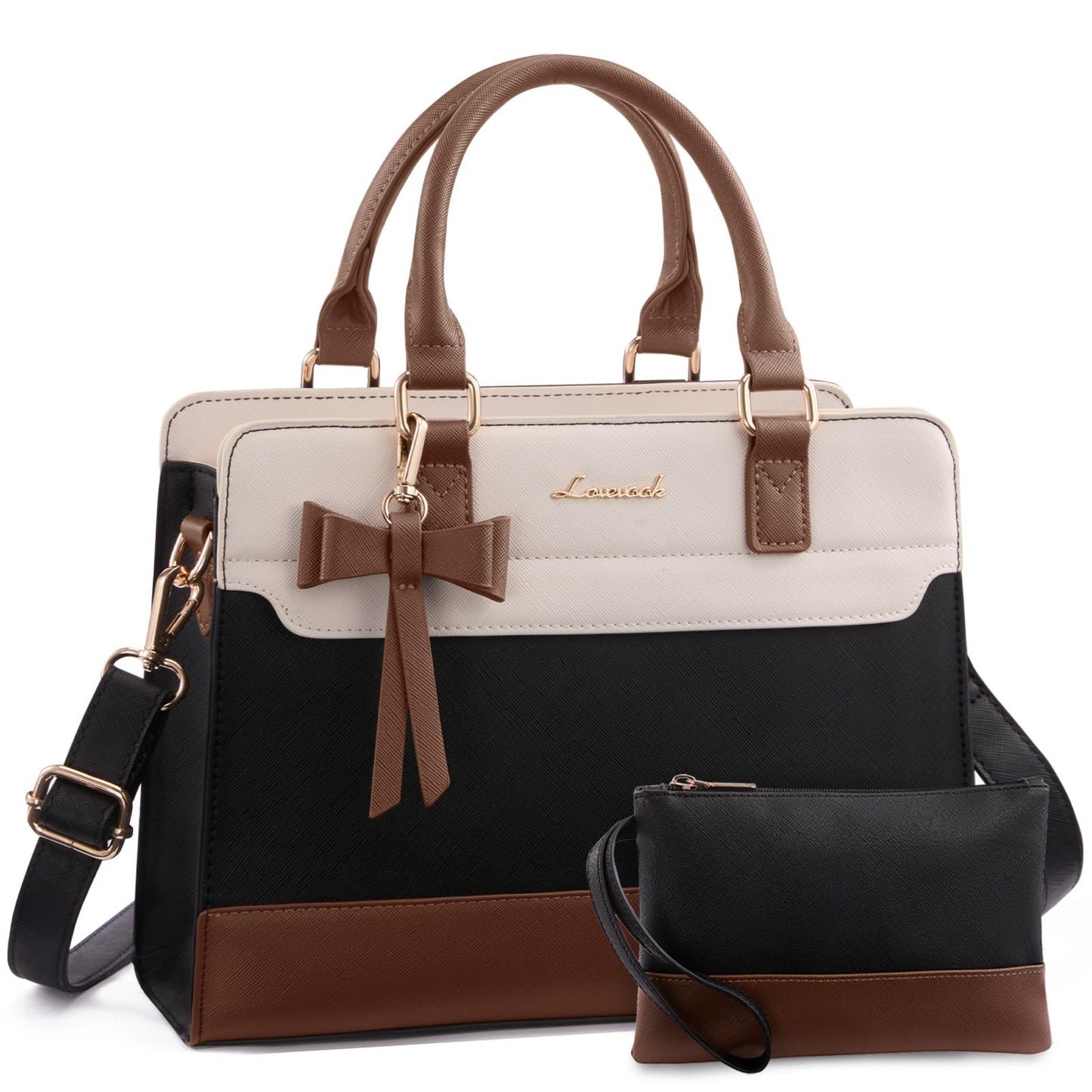 LOVEVOOK Purses for Women,Leather Tote Purse and Handbags,Satchel Shoulder Crossbody Top Handle Bags with Zipper