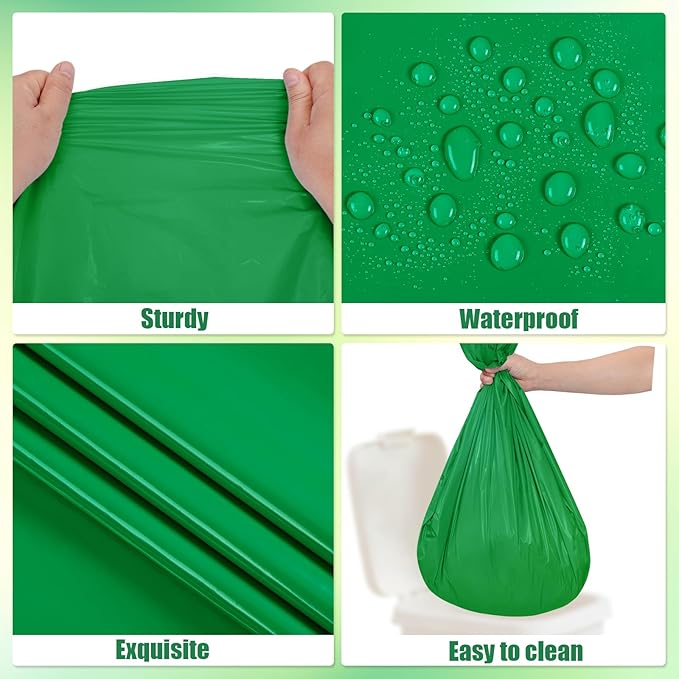 6 Packs Green Plastic Tablecloth for Rectangle Tables 54 x 108 Inch Disposable Waterproof Table Cloth for Outdoor Picnic Table Cover for Birthday Theme Parties Christmas Festival Decoration