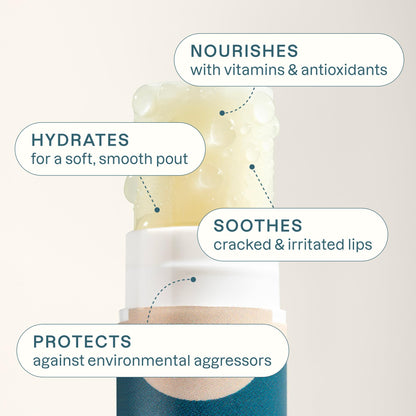 Cliganic Organic Lip Balm Set (6 Flavors) - 100% Natural Hydrating, Moisturizing for Dry Cracked Lips, for Men & Women